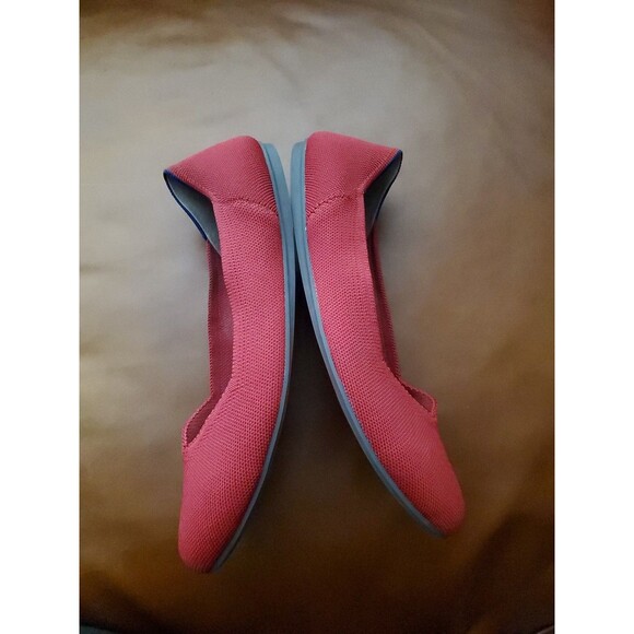 Rothy's The Flat Ballet Red Knit Classic Casual Shoes Women’s US 11 EU 41.5 EUC - Picture 10 of 10